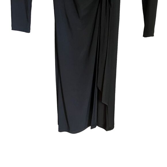 Anne Klein black faux wrap dress. Size xxs - Picture 8 of 9